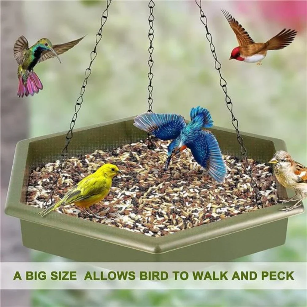 Hanging Bird Bath Bird Bath Bird Feeder, 2in1 XL Hanging Bird Feeder& Bird Baths